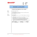 Sharp PG-M20X (serv.man35) Technical Bulletin