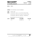 Sharp XG-SV1E (serv.man17) Technical Bulletin