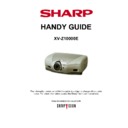 Sharp XV-Z10000 Handy Guide