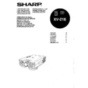 Sharp XV-Z1E (serv.man11) User Guide / Operation Manual