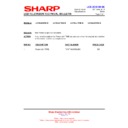 Sharp LC-46LE600E (serv.man17) Technical Bulletin