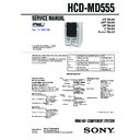 hcd-md555 service manual