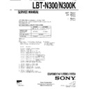 Sony LBT-N300, LBT-N300K Service Manual