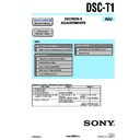 Sony DSC-T1 (serv.man2) Service Manual