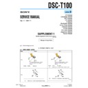 Sony DSC-T100 (serv.man8) Service Manual