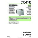 Sony DSC-T100 Service Manual