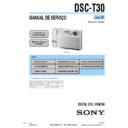 Sony DSC-T30 (serv.man11) Service Manual