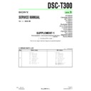 Sony DSC-T300 (serv.man5) Service Manual