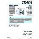 Sony DSC-W55 (serv.man2) Service Manual