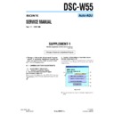 Sony DSC-W55 (serv.man5) Service Manual