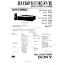 Sony SLV-E9AP, SLV-E9B, SLV-E9IT, SLV-E9NC, SLV-E9NP, SLV-E9VC Service Manual